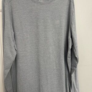Arc'teryx Gray Long Sleeve Tee Comfortable Crew Neck